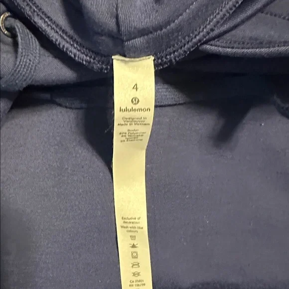 Lululemon Athletica Navy Hoodie - Picture 2 of 3